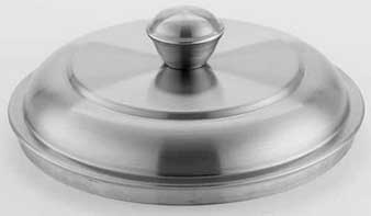 American Metalcraft Lid For Stainless Steel Mini Trash Can, 6 Inch Dia. X 1 7/8 Inch Height