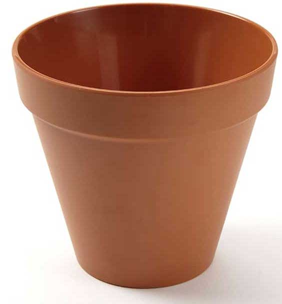 American Metalcraft Terracotta Melamine Pot, 24 Ounce