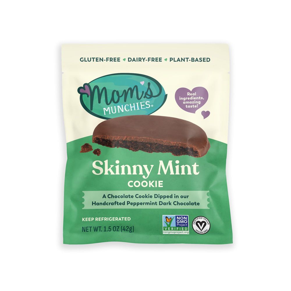 Moms Munchies Skinny Mint Cookie, 1.5 Ounce -- 24 Per Case