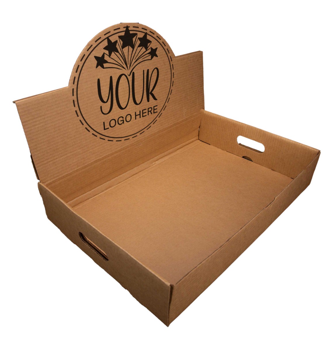 Southern Champion Tray Kraft Corrugated Cardboard Catering Tray, 21.5 x  14.625 x 4.25 inch -- 25 per case