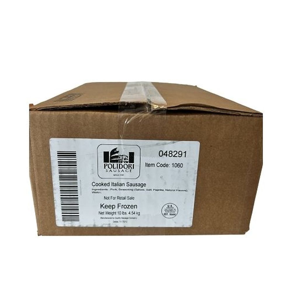 Polidori Sausage Crumble Cracked Fennel Cooked Italian Sausage, 5 Pound -- 2 Per Case