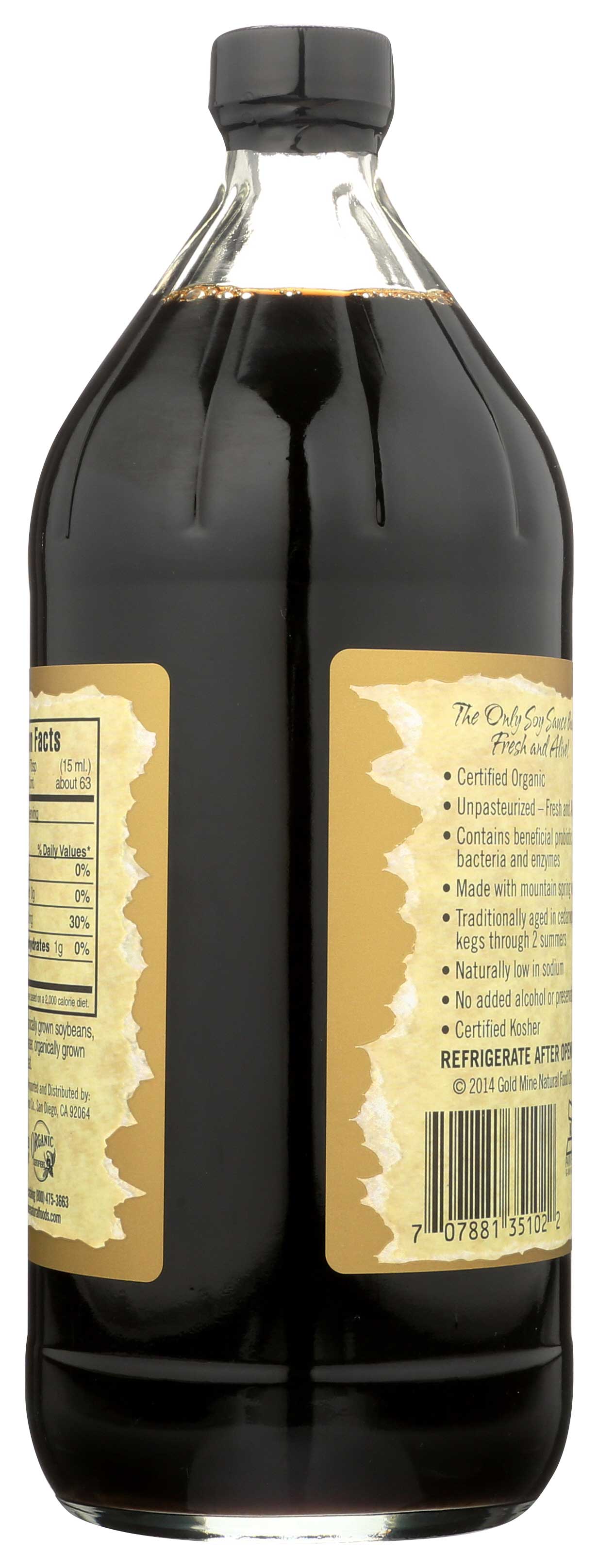 Ohsawa Organic Nama Shoyu Soy Sauce, 32 Ounce