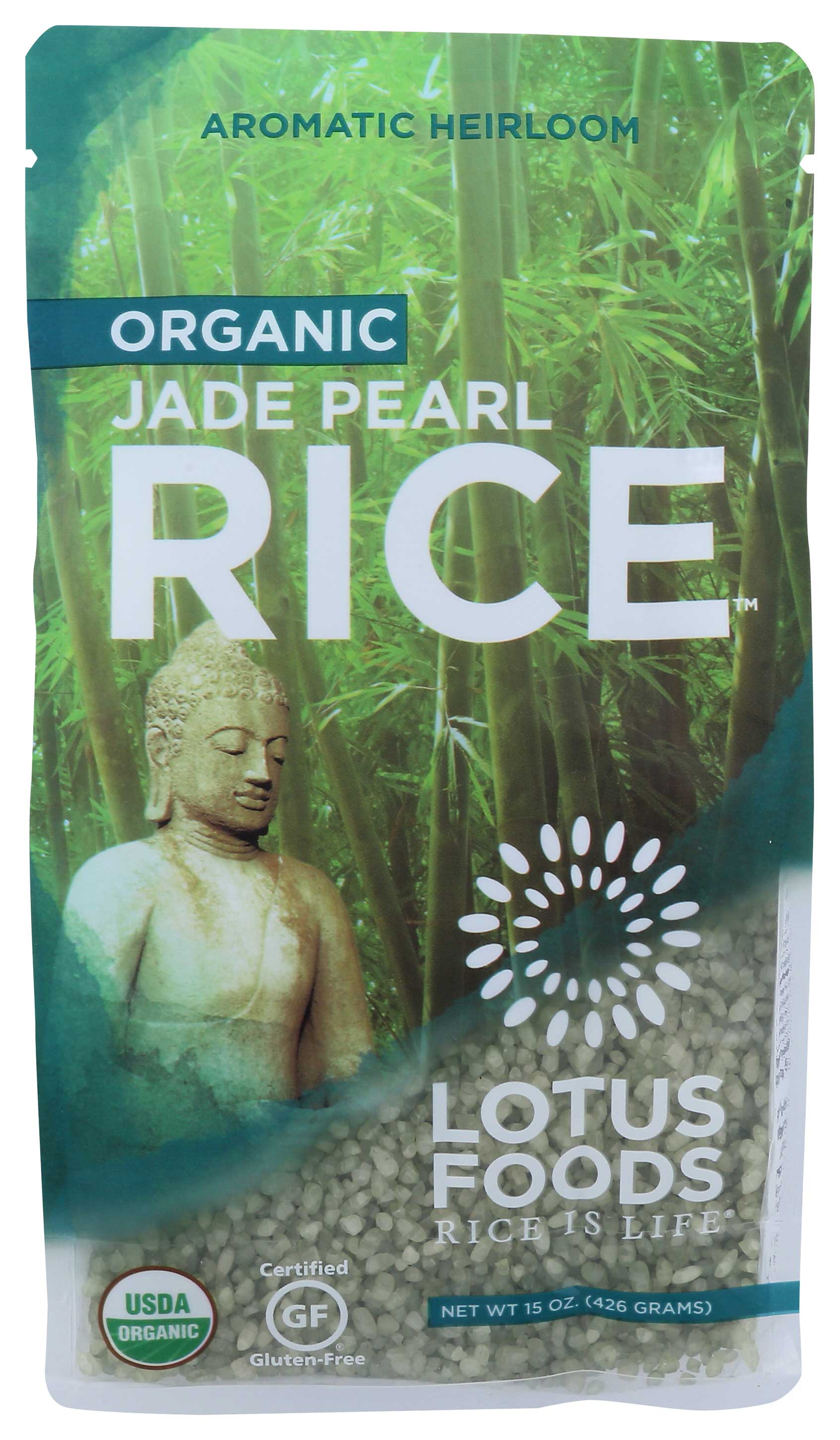 Lotus Organic Jade Pearl Rice, 15 Ounce -- 6 per case.