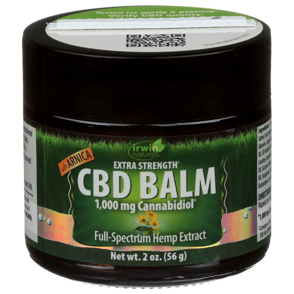 Irwin Naturals 1000mg Cbd Cream With Arnica, 2 Ounce
