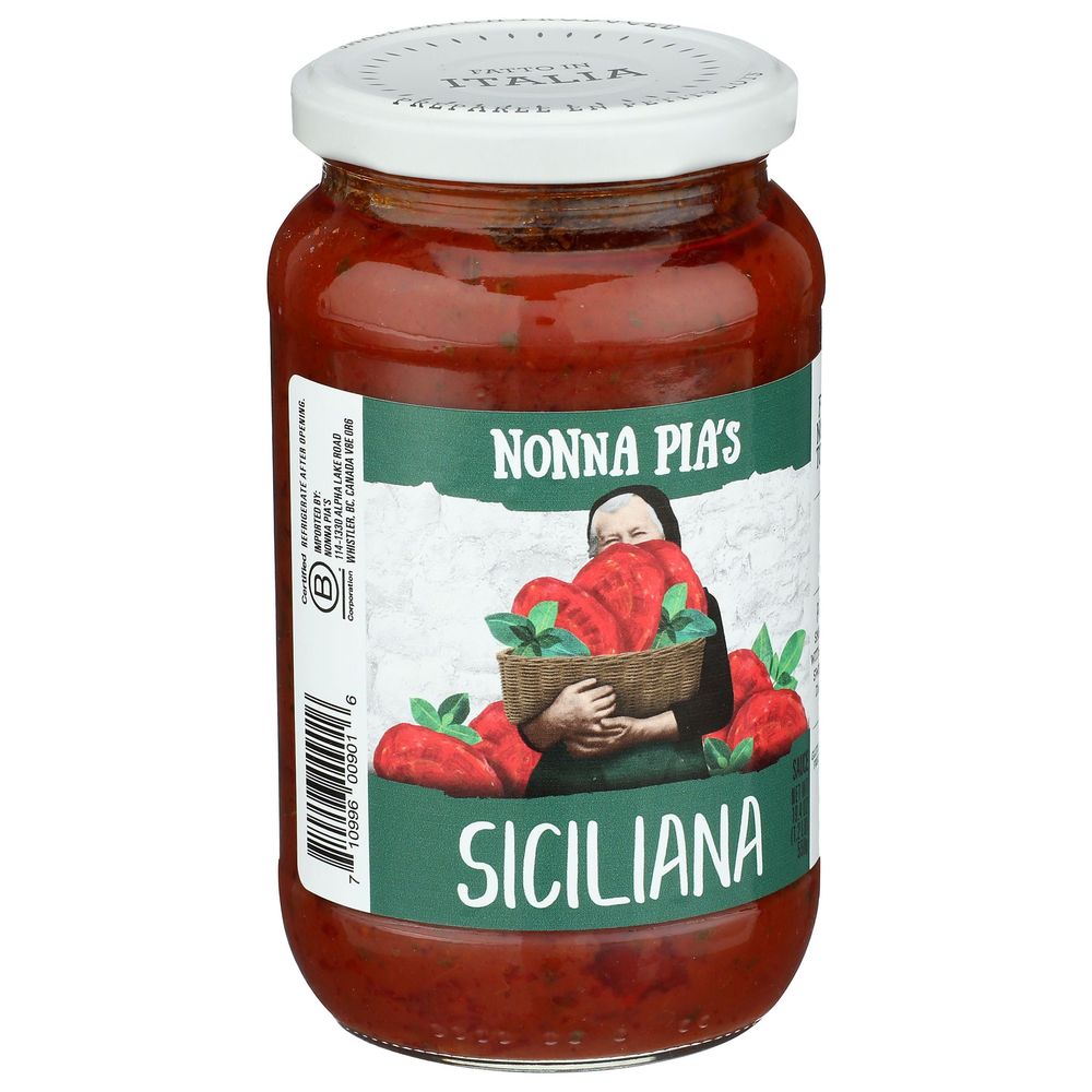 Nonna Pias Siciliana Pasta Sauce, 19.4 Fluid Ounce -- 6 Per Case