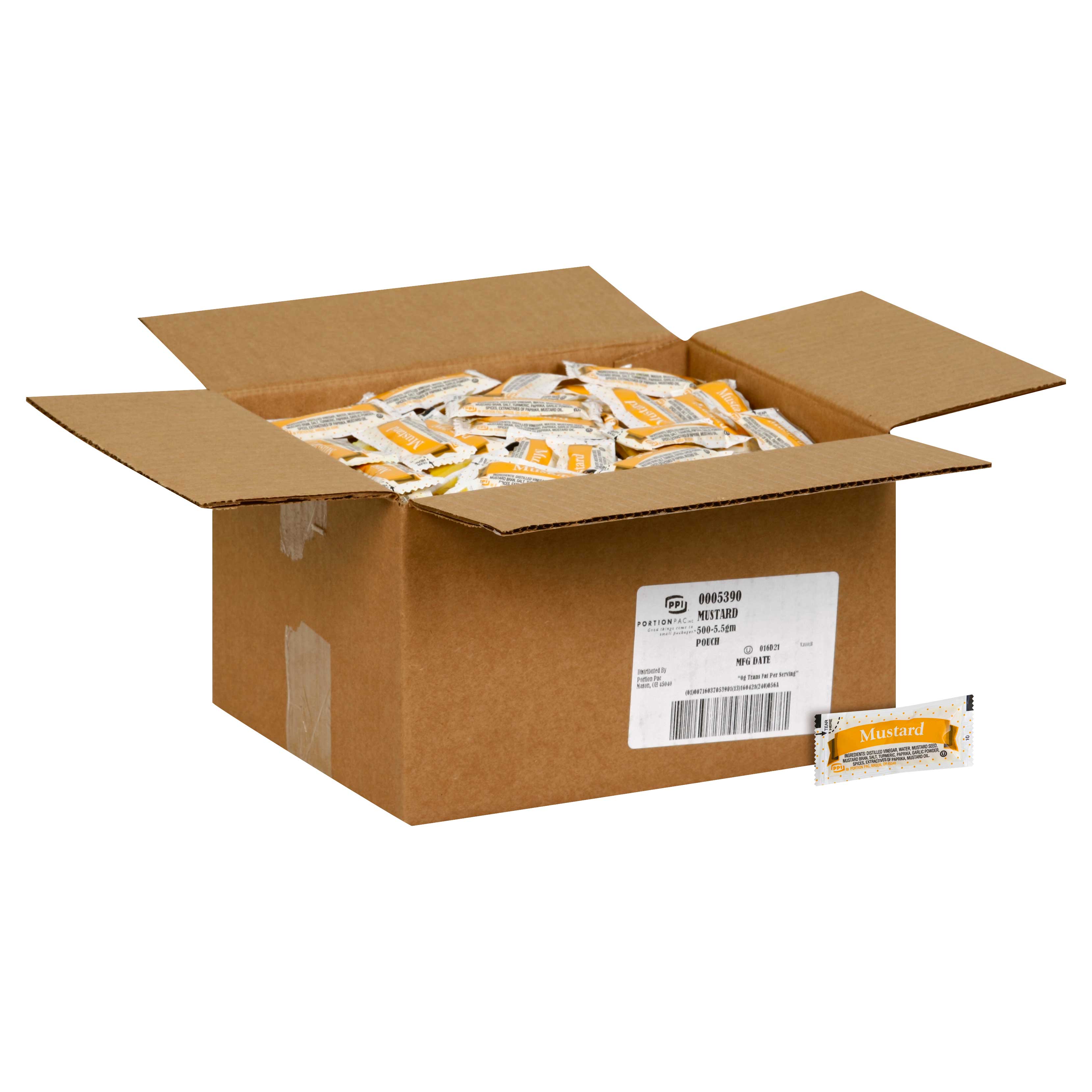 PPI Single Serve Mustard Case | FoodServiceDirect