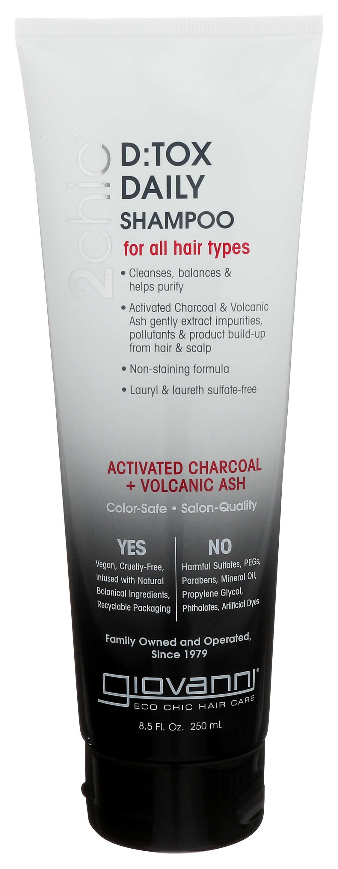 Giovanni 2Chic D Tox Daily Shampoo, 8.5 Fluid Ounce