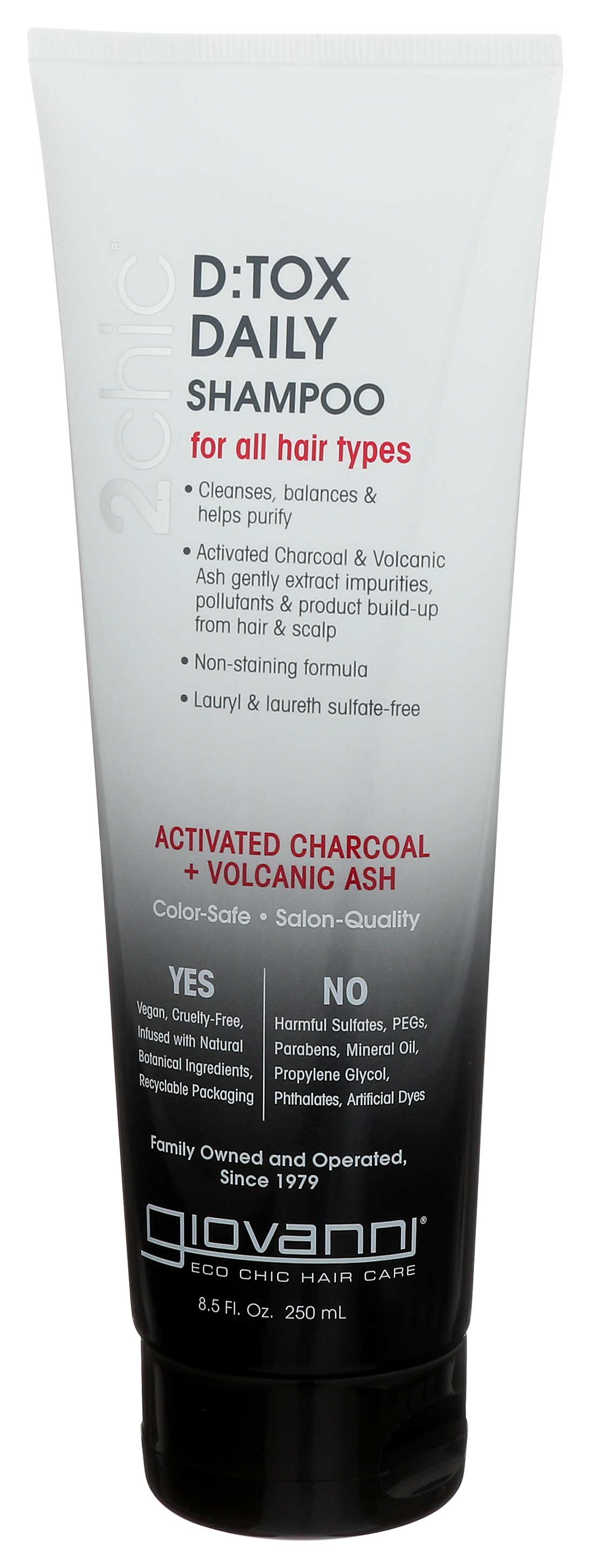 Giovanni 2Chic D Tox Daily Shampoo, 8.5 Fluid Ounce