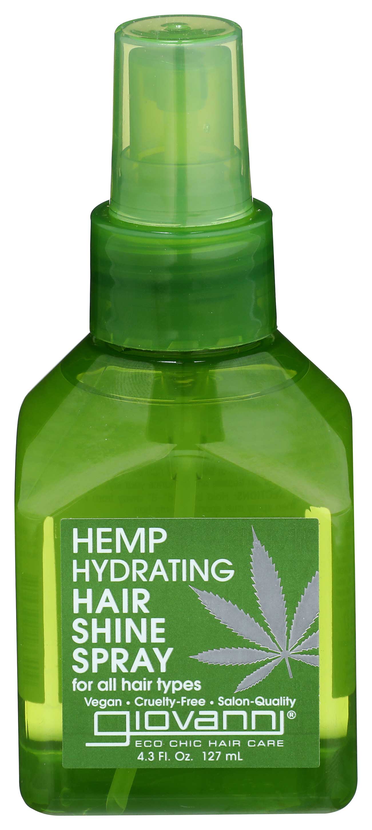 Giovanni Hemp Hydrating Hair Shine Spray, 4.3 Fluid Ounce