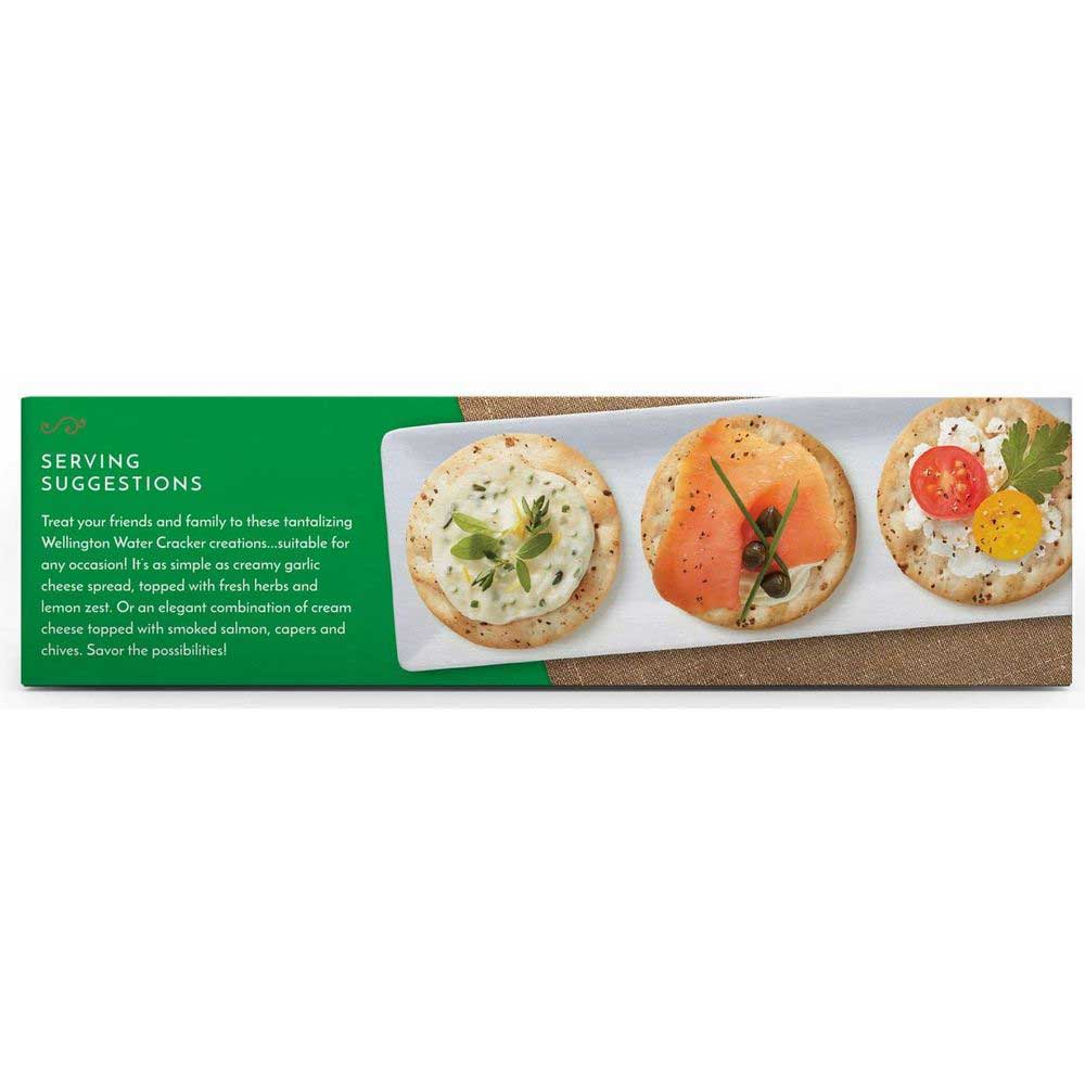 Wellington Garlic And Herb Water Cracker, 4.4 Ounce -- 12 Per Case