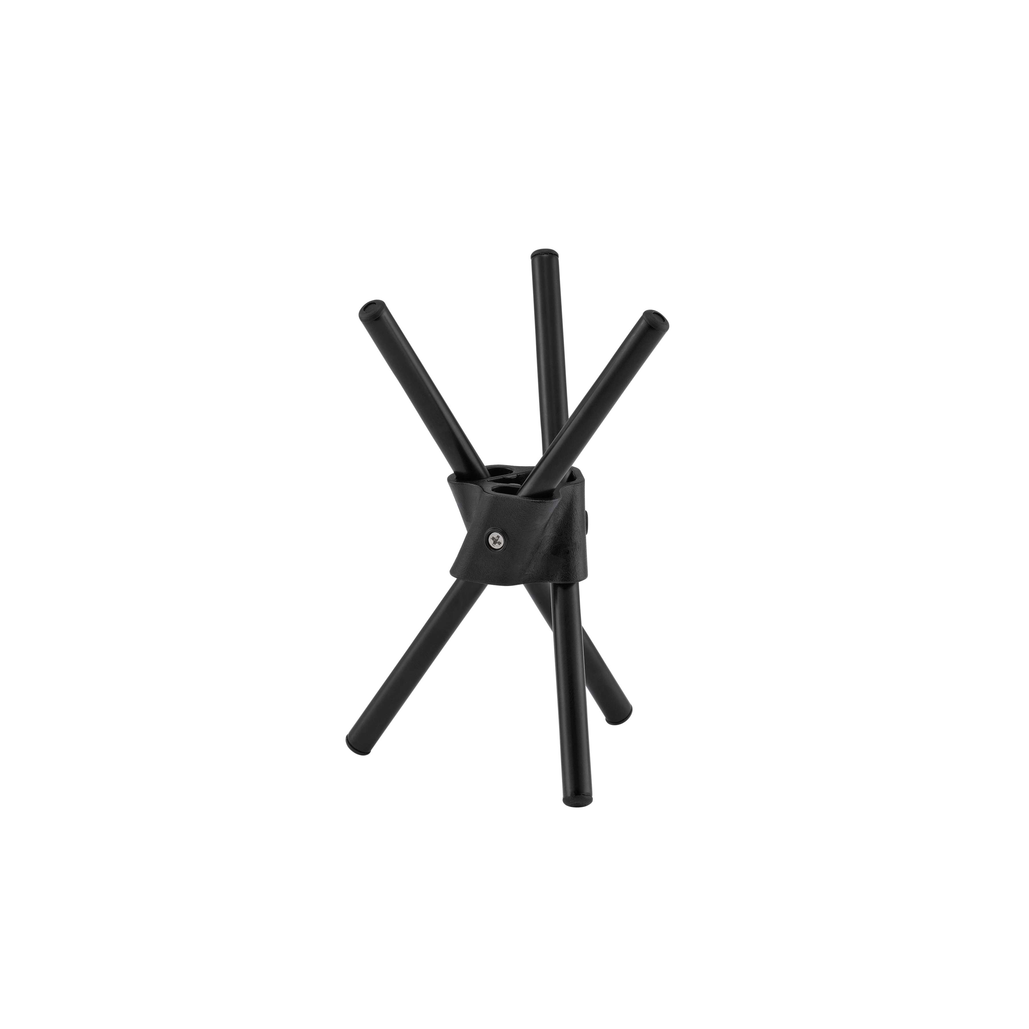 Service Ideas Black Tray Pod Small Collapsible Riser, 1.75 Width x 1.75 ...