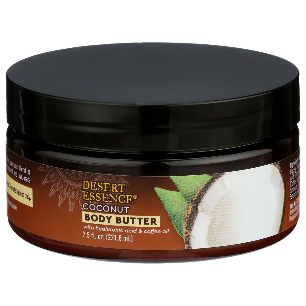 Desert Essence Coconut Body Butter, 7.5 Fluid Ounce