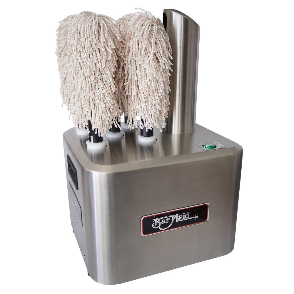Bar Maid Electric 5 Heads Glass Polisher, 20 X 13 X 11.5 Inch
