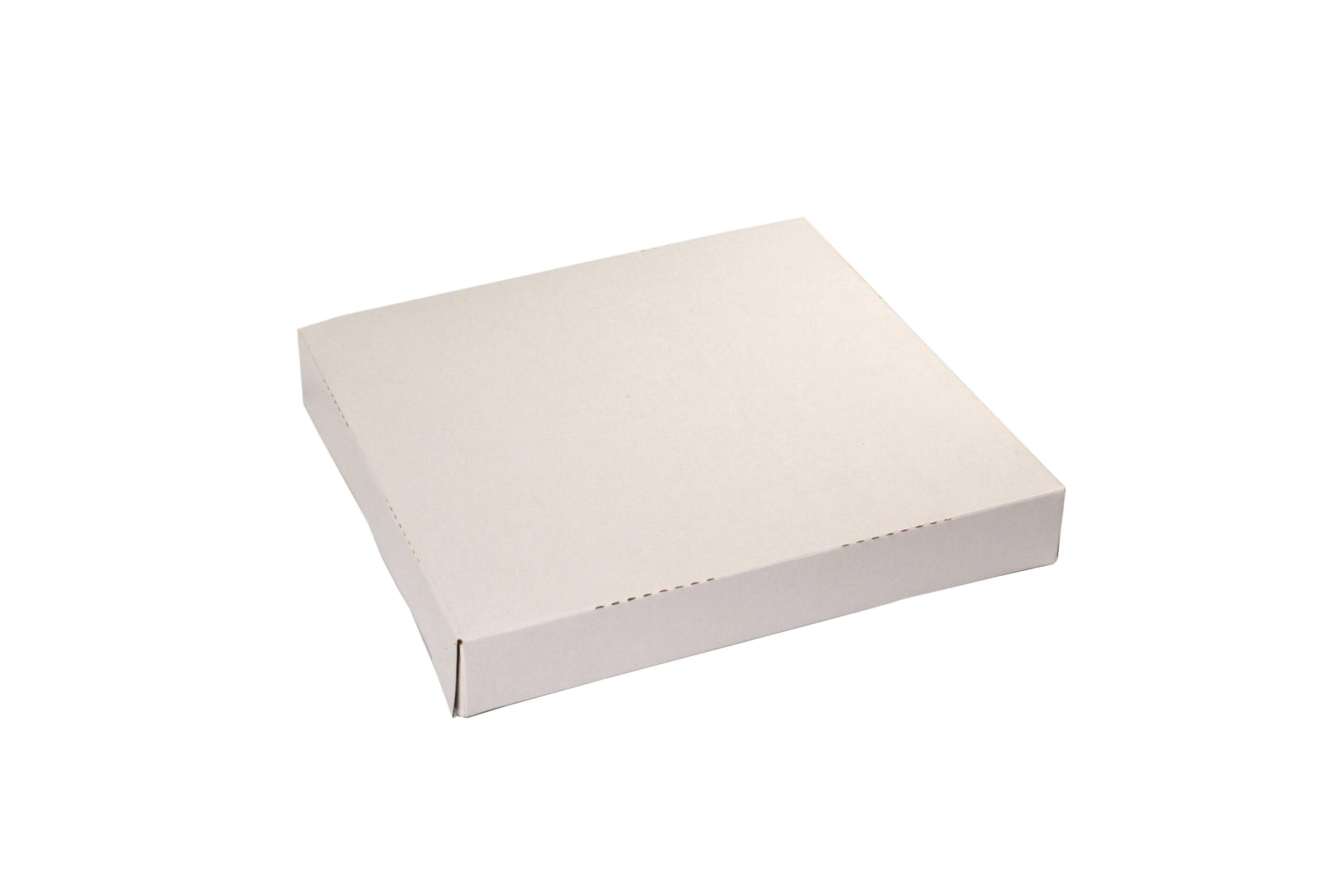 Boxit 4 Corner Automatic One Piece White Pizza Box, 10 X 10 X 1.5 Inch -- 200 Per Case
