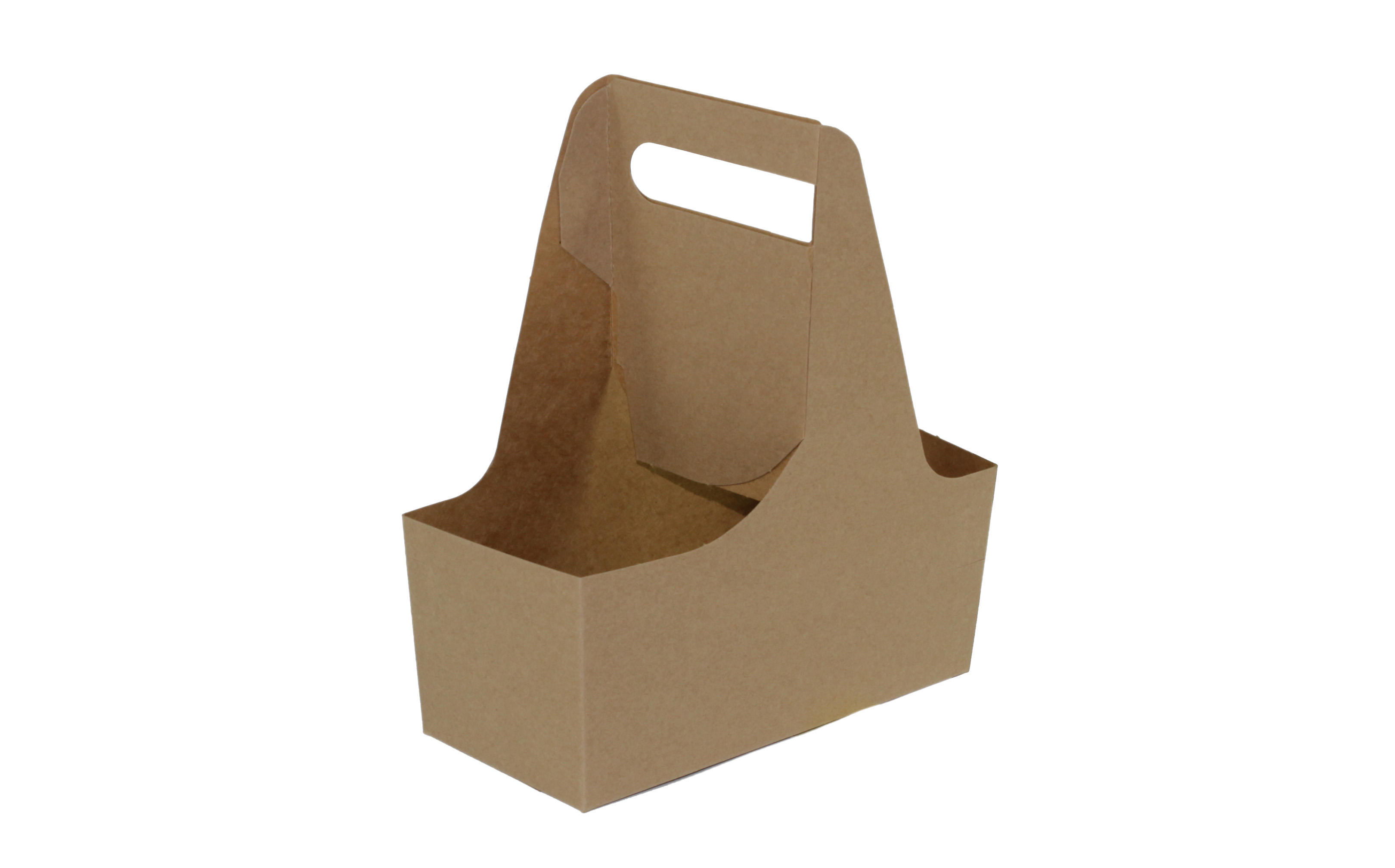 Boxit Kraft Cup Carrier, 7.5 x 3.625 x 9 inch -- 250 per case
