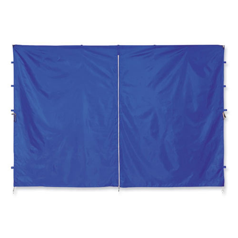 Ergodyne Shax 6096 Polyester Single Skin Blue Pop Up Tent Sidewall With Zipper, 10 X 10 Feet