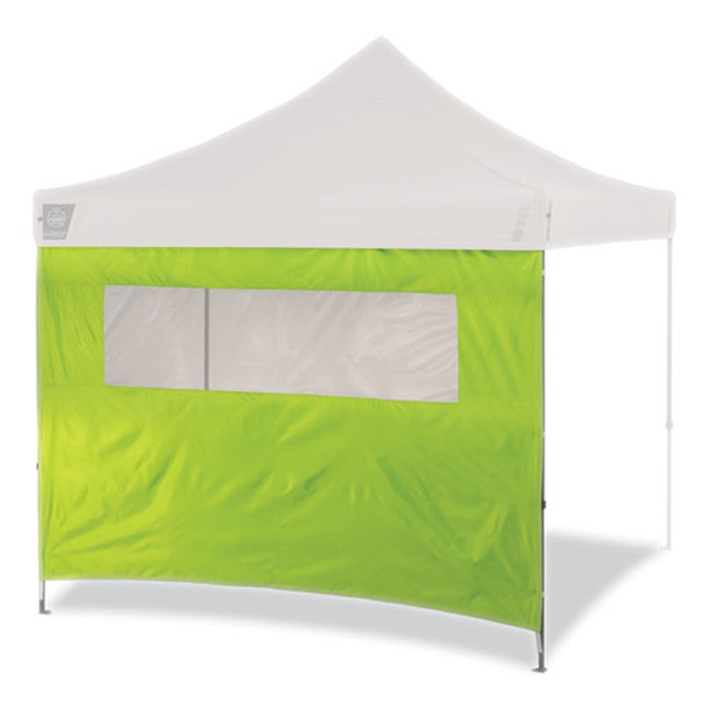 Ergodyne Shax 6092 Polyester Single Skin Lime Pop Up Tent Sidewall With Mesh Window, 10 X 10 Feet