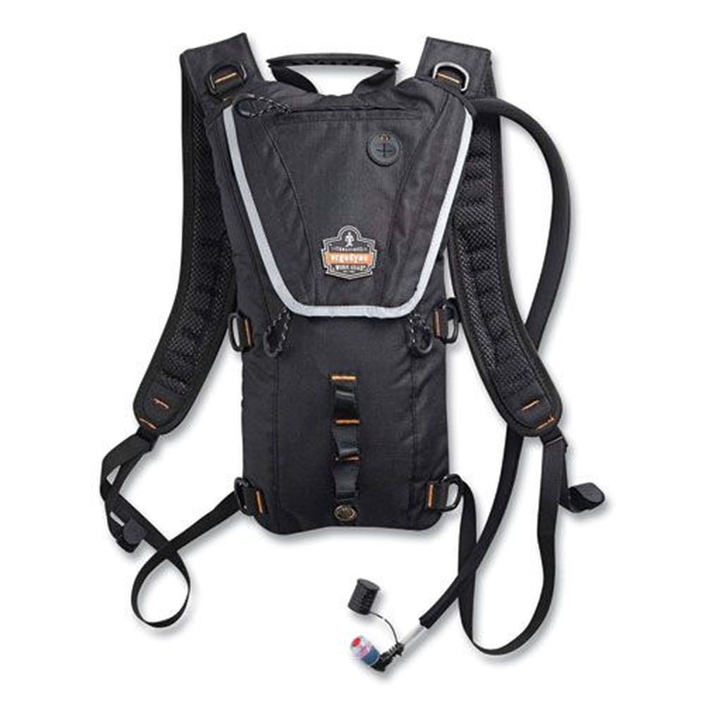 Ergodyne Chill Its 5156 Black Low Profile Hydration Pack, 3 Liter Capacity