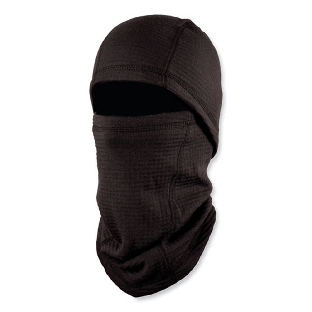 ergodyne N-Ferno 6847 Black Polartec FR Power Grid Fleece Dual Compliant Balaclava Face Mask, One Size
