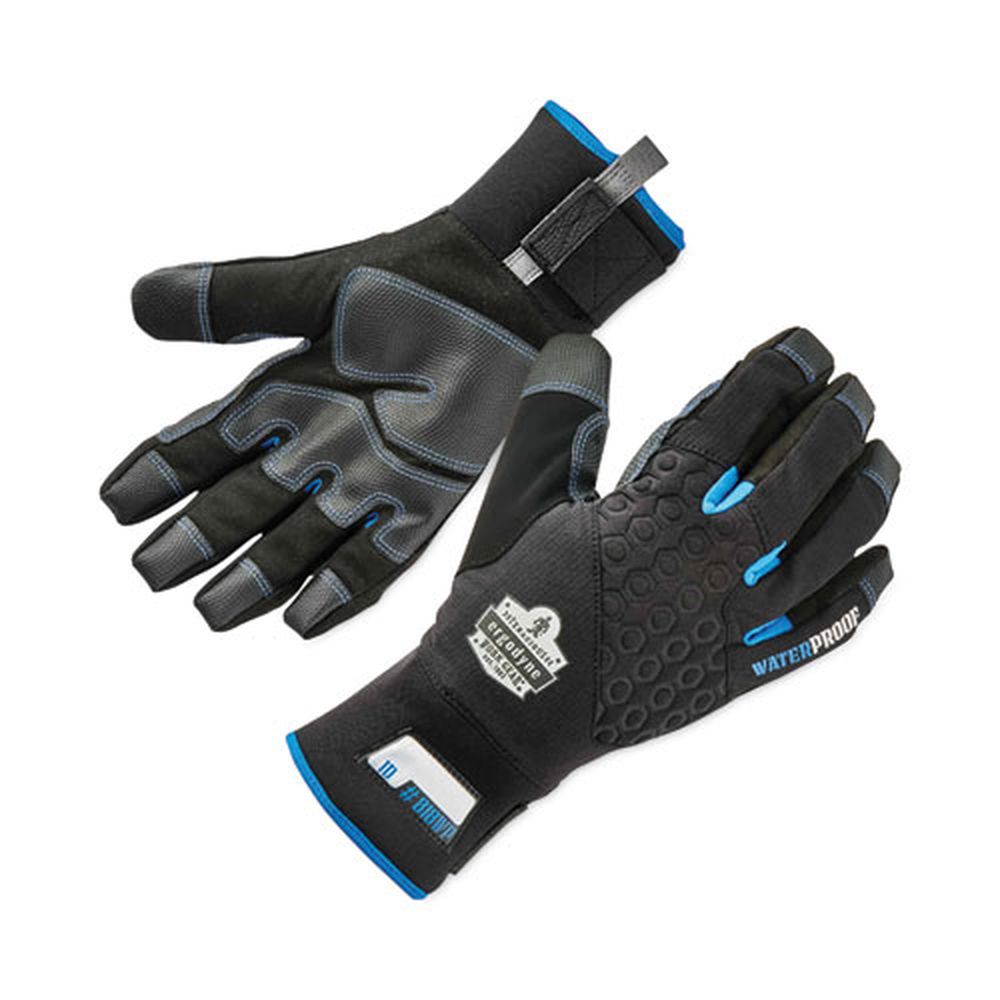 ergodyne ProFlex 818WP Black 2X Large Thermal WP Gloves with Tena Grip