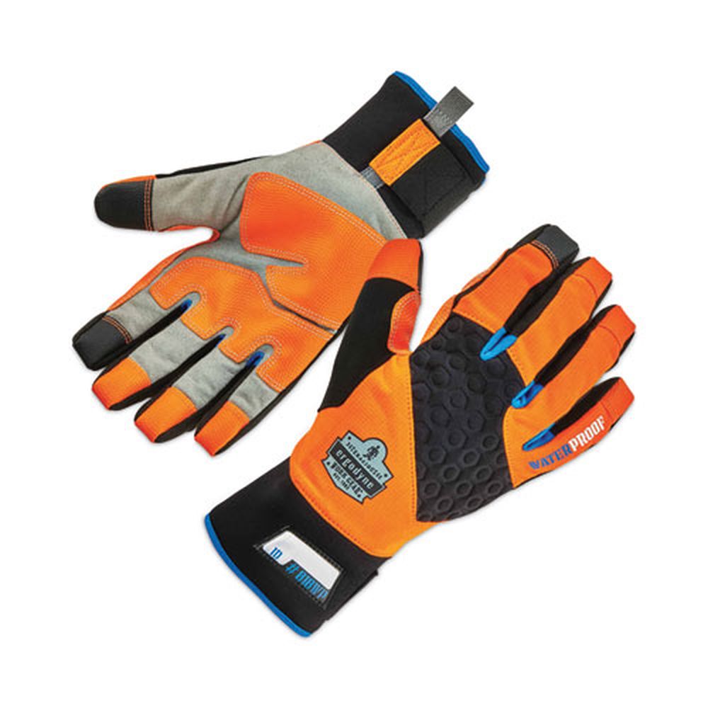 ergodyne ProFlex 818WP Orange X Large Thermal WP Gloves with Tena Grip