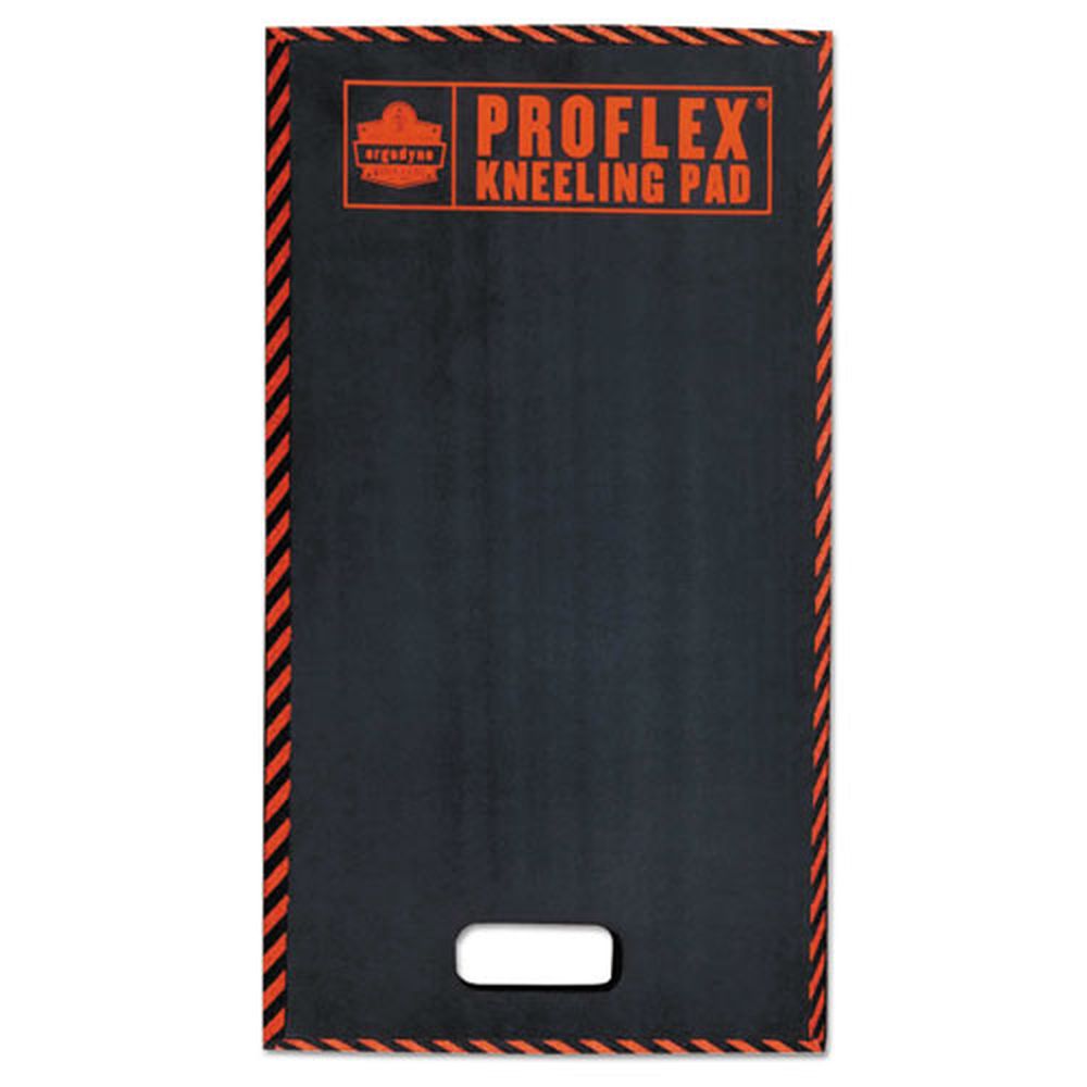 Ergodyne Proflex Black Orange 385 Large Kneeling Pad, 16 X 28 Inch