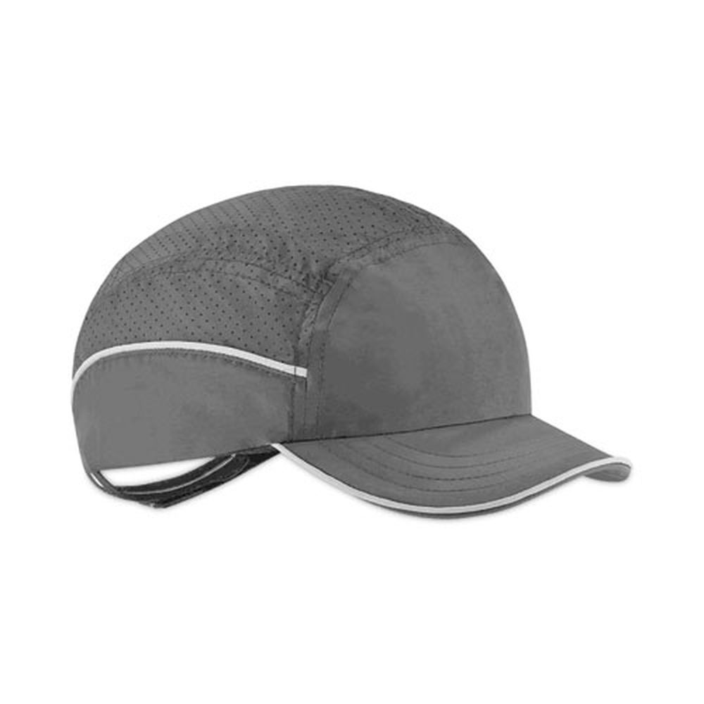 Ergodyne Short Brim Black Skullerz 8965 Lightweight Bump Cap Hat With Led Lighting