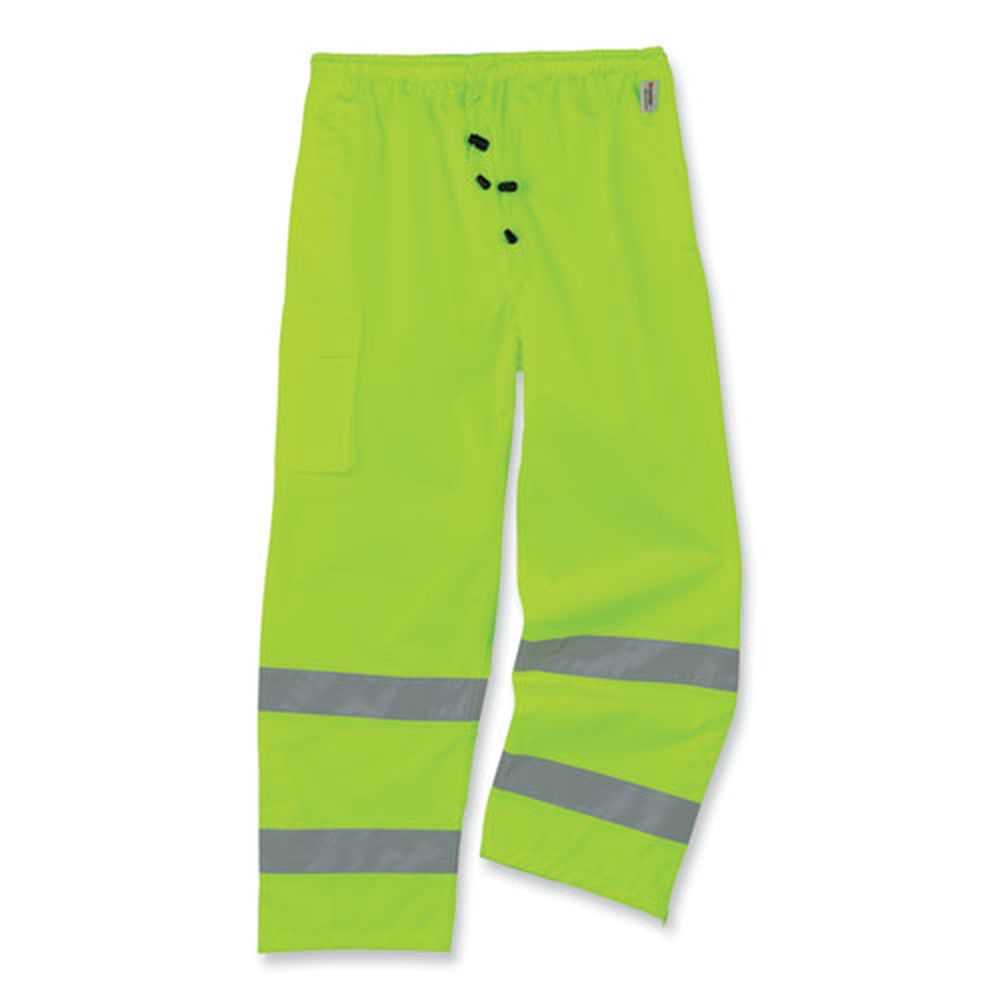 Ergodyne Glowear 8915 2x-large Lime Class E Hi-vis Rain Pants