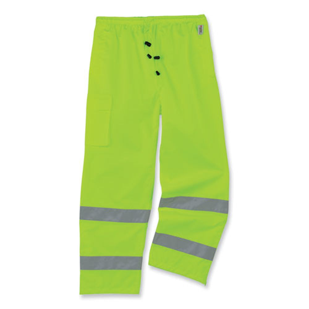 Ergodyne Glowear 8915 3x-large Lime Class E Hi-vis Rain Pants