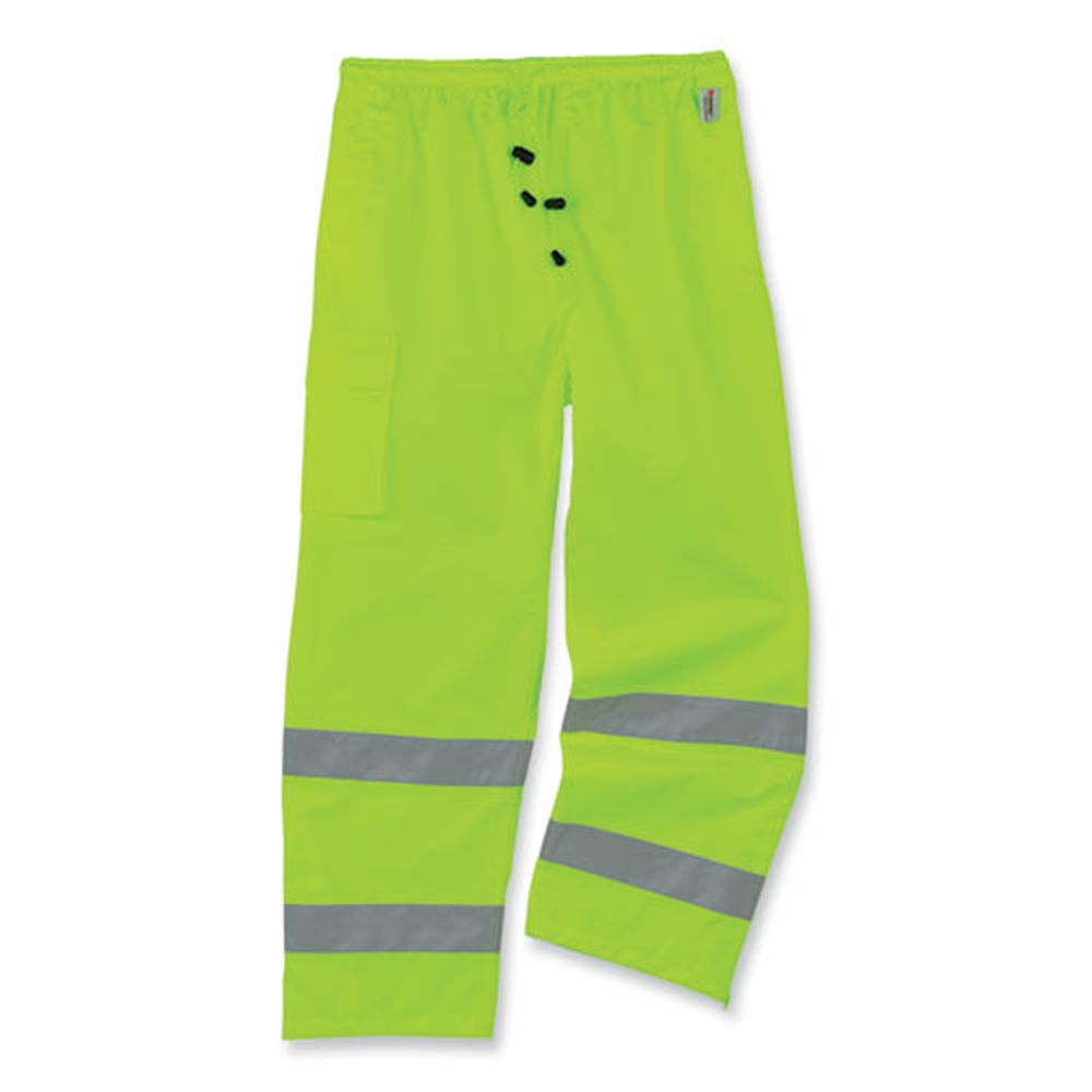 Ergodyne Glowear 8915 4x-large Lime Class E Hi-vis Rain Pants