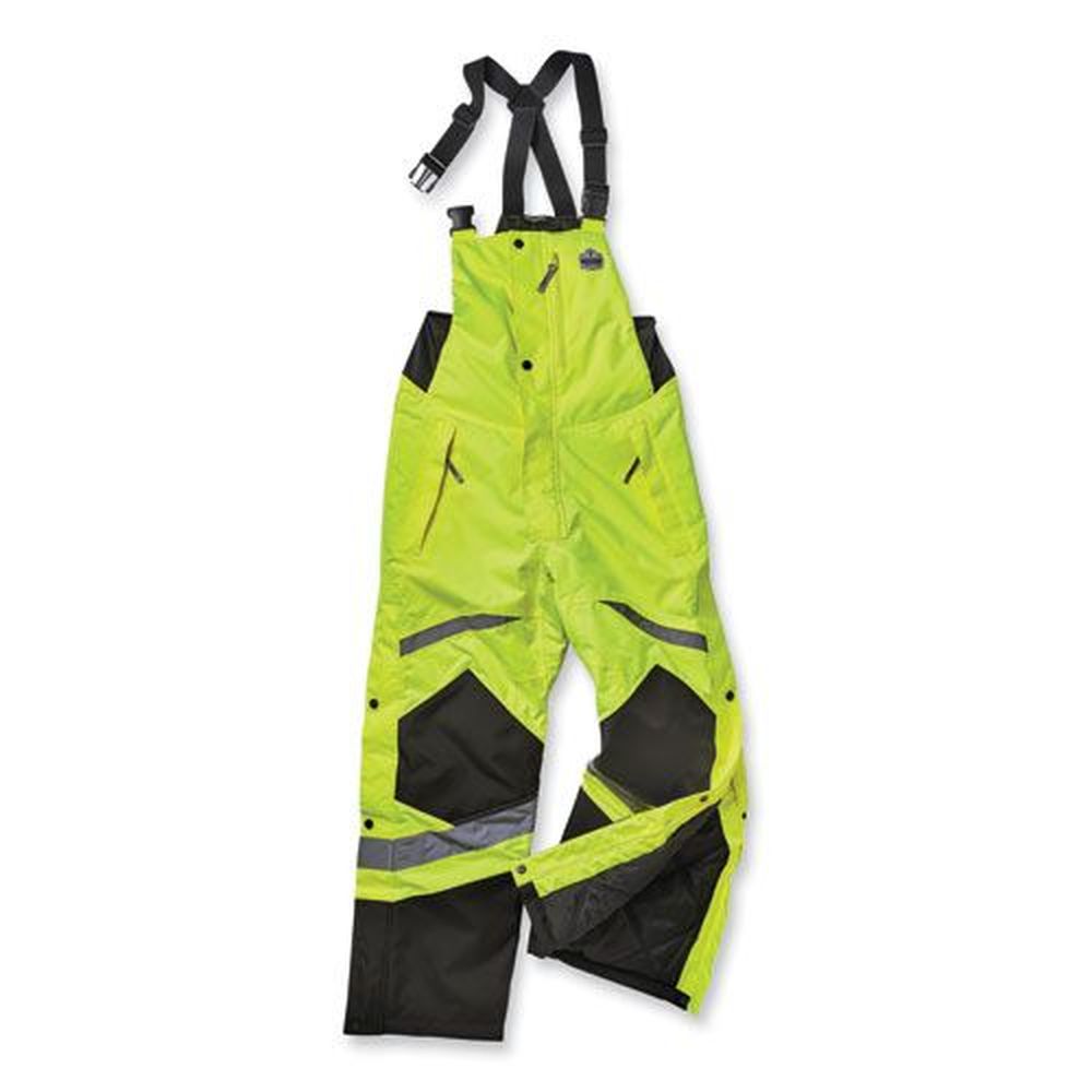 Ergodyne Glowear 8928 Lime Small Class E Hi-vis Insulated Bibs