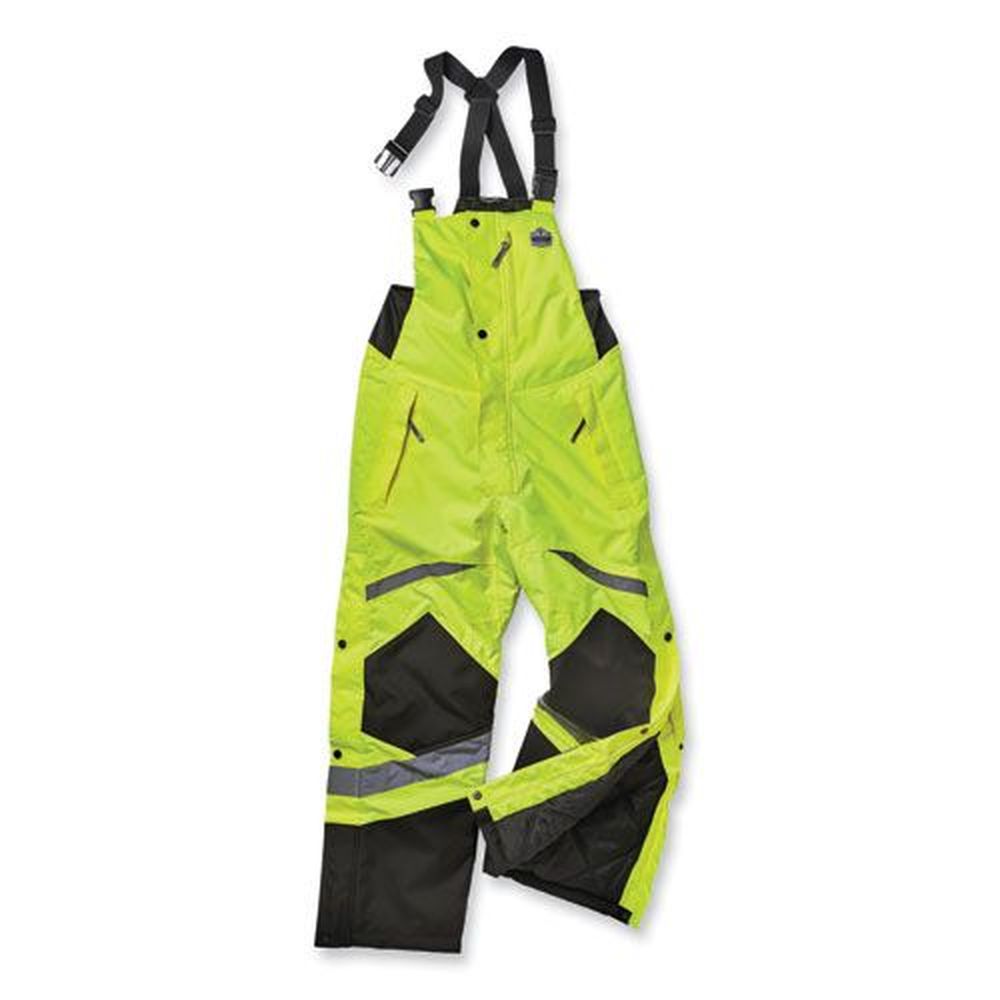 Ergodyne Glowear 8928 Lime 2extra Large Class E Hi-vis Insulated Bibs