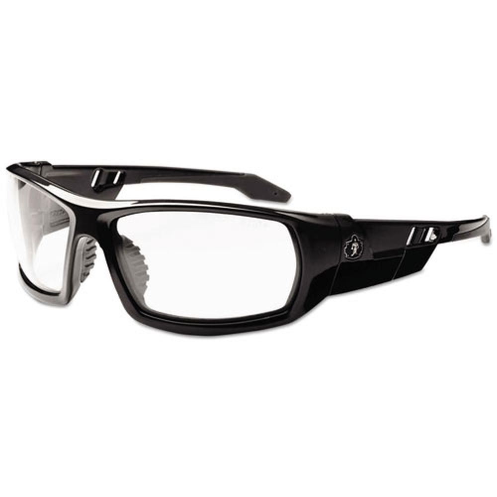 Ergodyne Skullerz Odin Safety Glasses With Black Nylon Frame And Clear Polycarbonate Lens