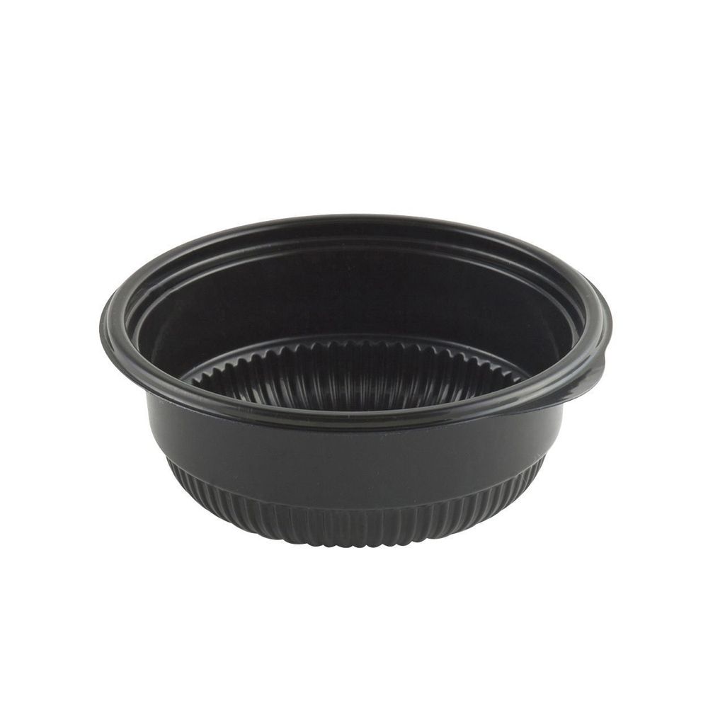 Anchor Packaging Incredi-bowls M4808b Polypropylene Black 4.75 Inch Round Microwavable Bowl, 8 Ounce Capacity -- 540 Per Case