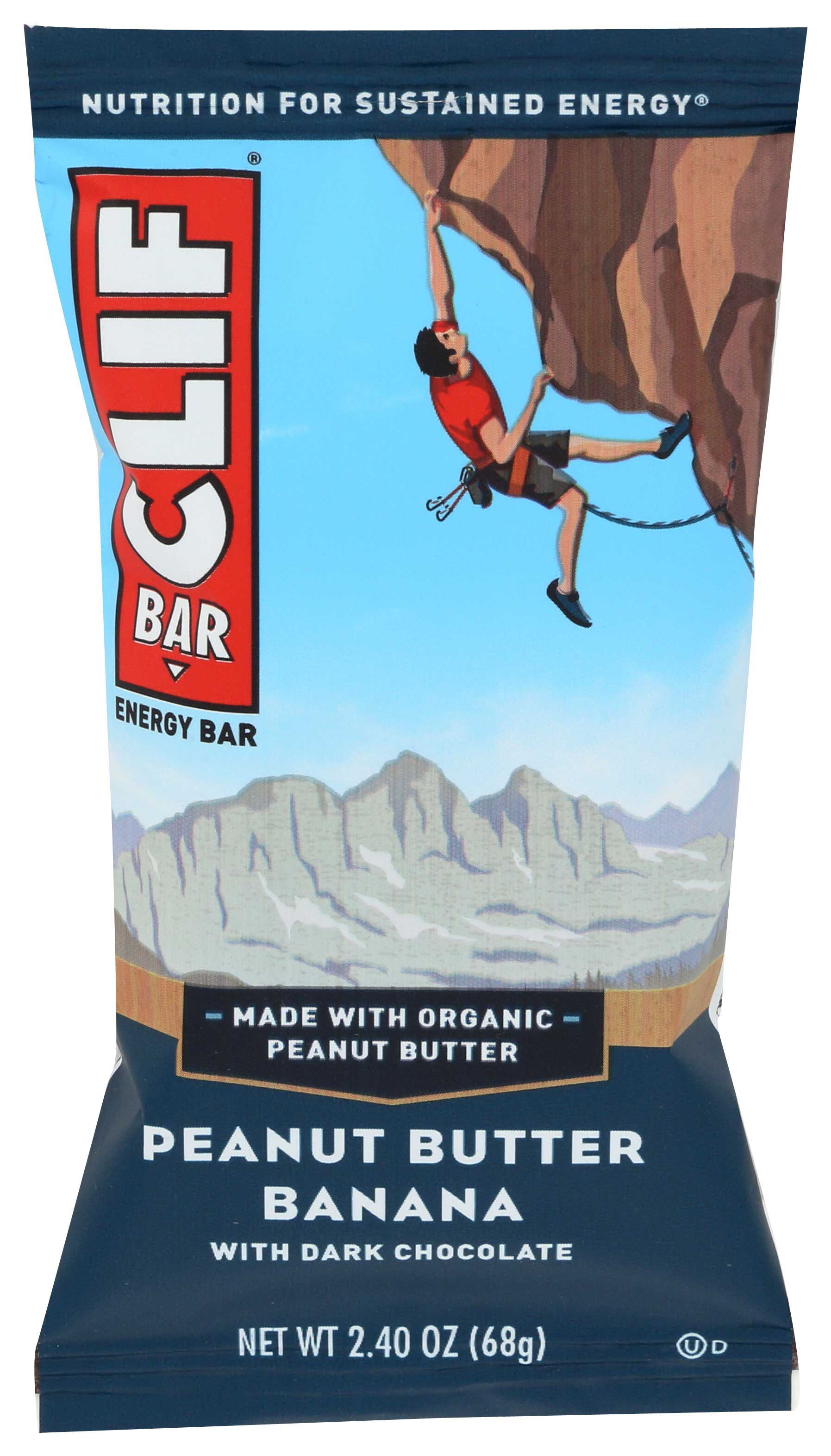 Clif Organic Peanut Butter Banana With Dark Chocolate Bar, 2.4 Ounce -- 12 Per Case