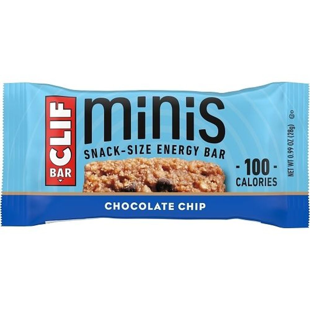 Clif Minis Chocolate Chip Energy Bar, 0.99 Ounce -- 90 Per Case