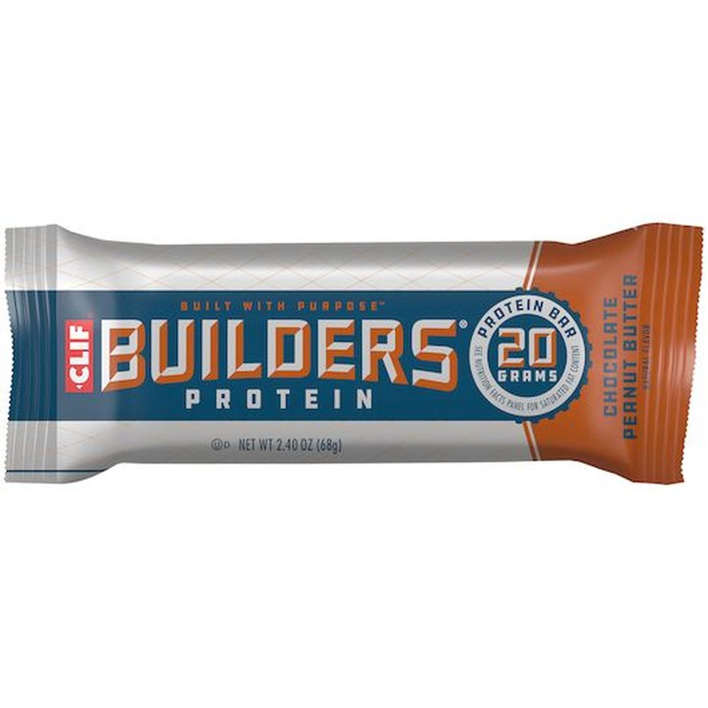 Clif Builders Chocolate Peanut Butter Protein Bar, 2.4 Ounce -- 36 Per Case