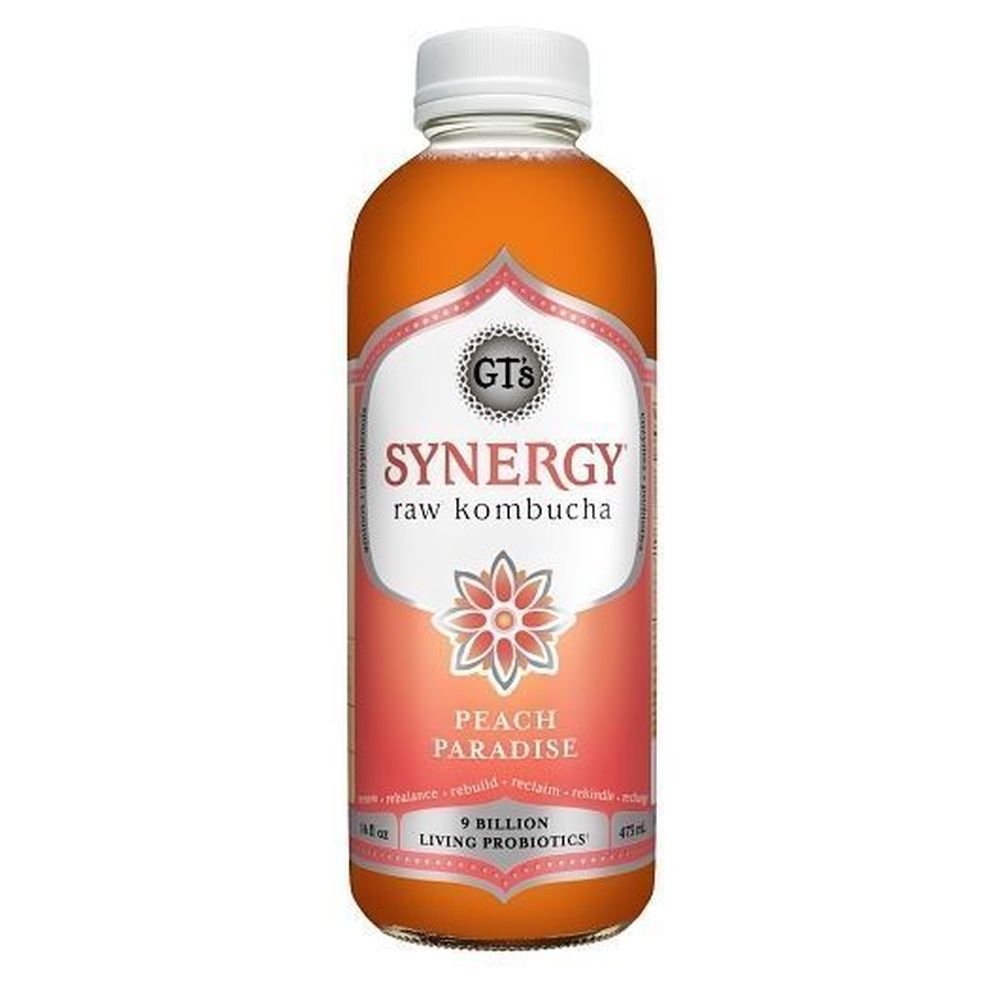 Gts Synergy Organic Peach Paradise Kombucha | FoodServiceDirect