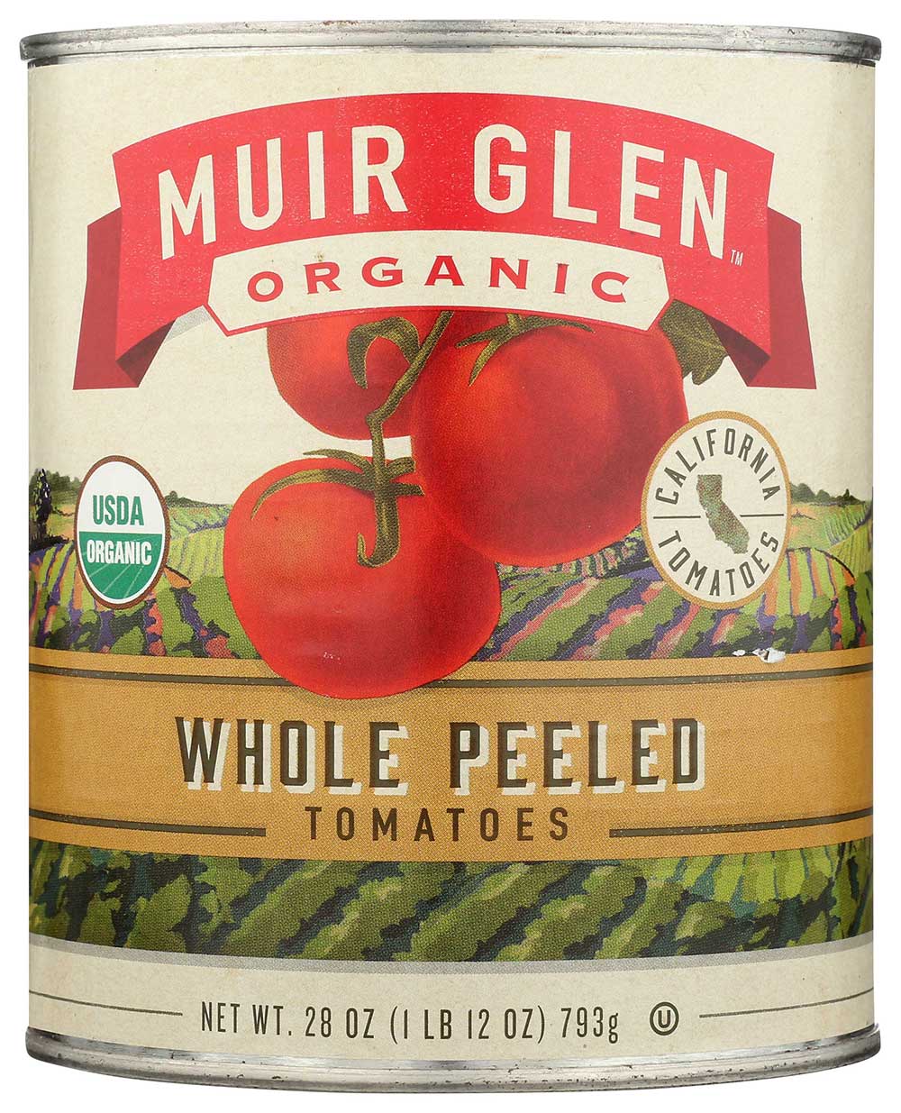 Muir Glen Wh Peel Tomato, 28 Ounce -- 12 Per Case