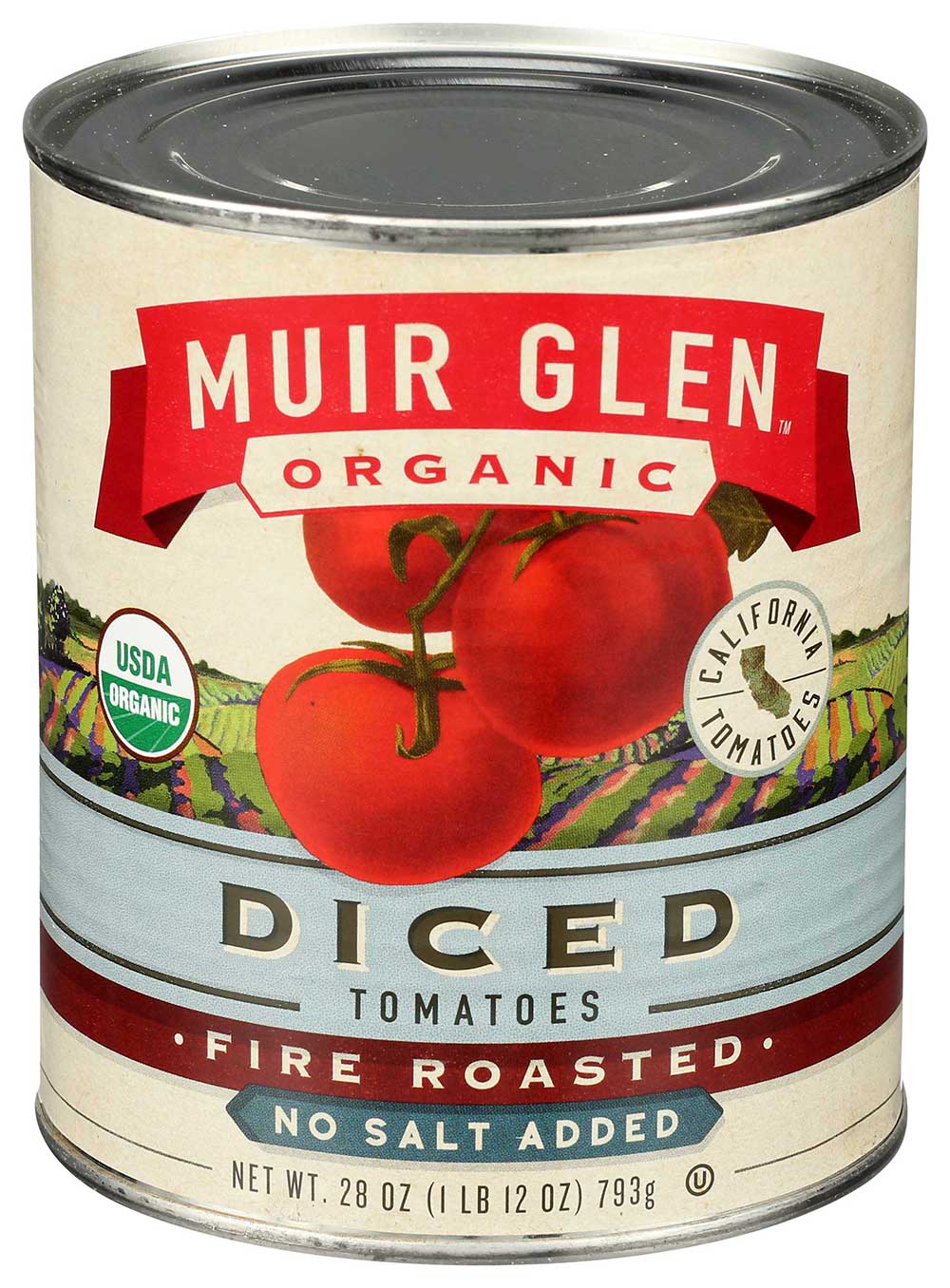 Muir Glen Fire Roasted Diced Tomatoes, 28 Ounce -- 12 Per Case