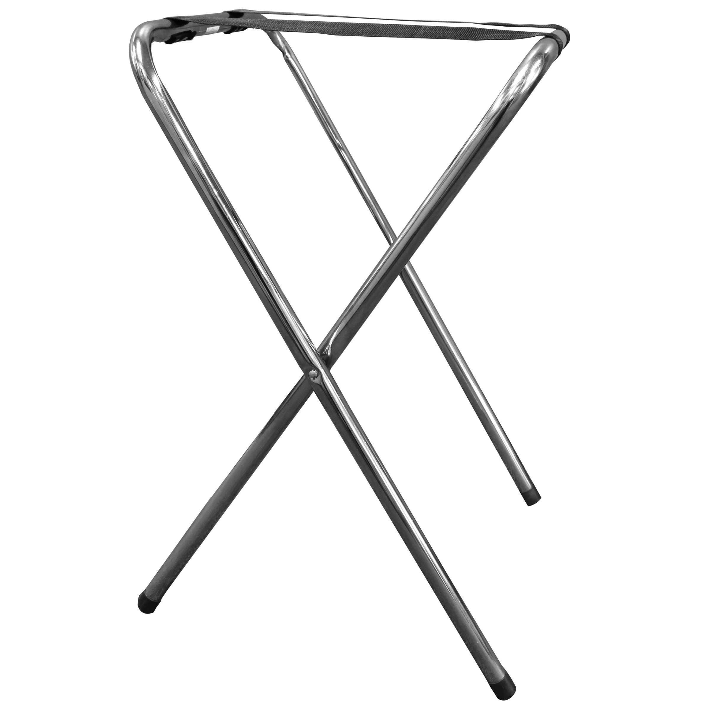 Tablecraft 18 X 16 Inch Top, 29 1/2 Inch Hight, Single Bar Chrome Plated