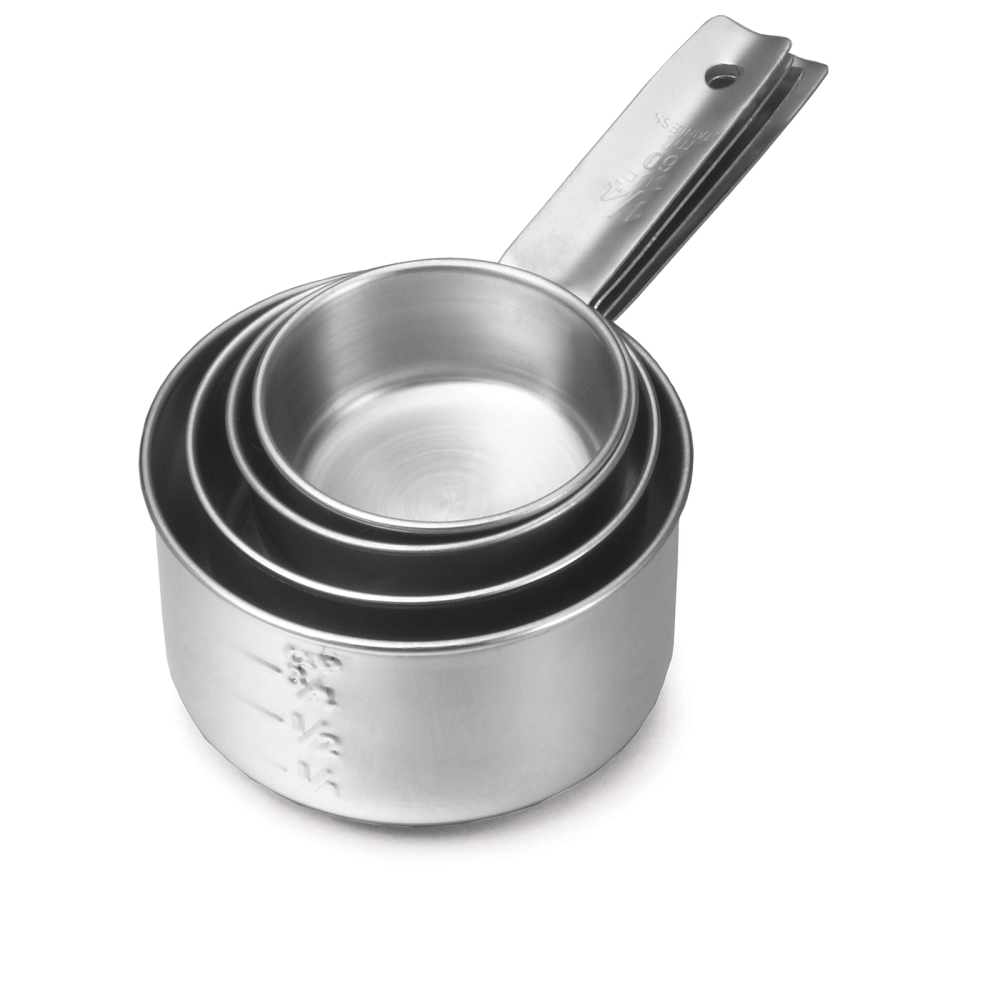 Tablecraft Stainless Steel 4 Pieces Measuring Spoon Set