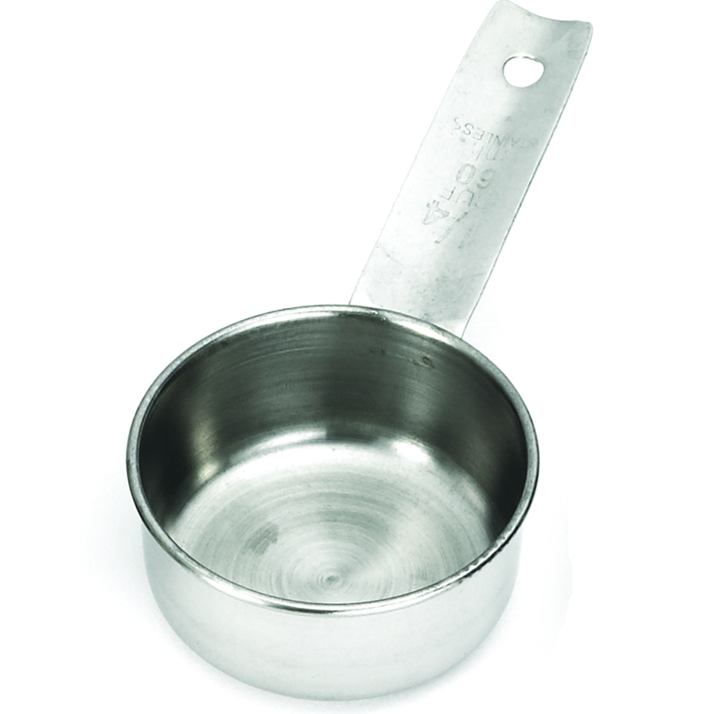 Tablecraft Stainless Steel 1/4 Size Measuring Cup, 4.625 X 2.3125 X 1.125 Inch