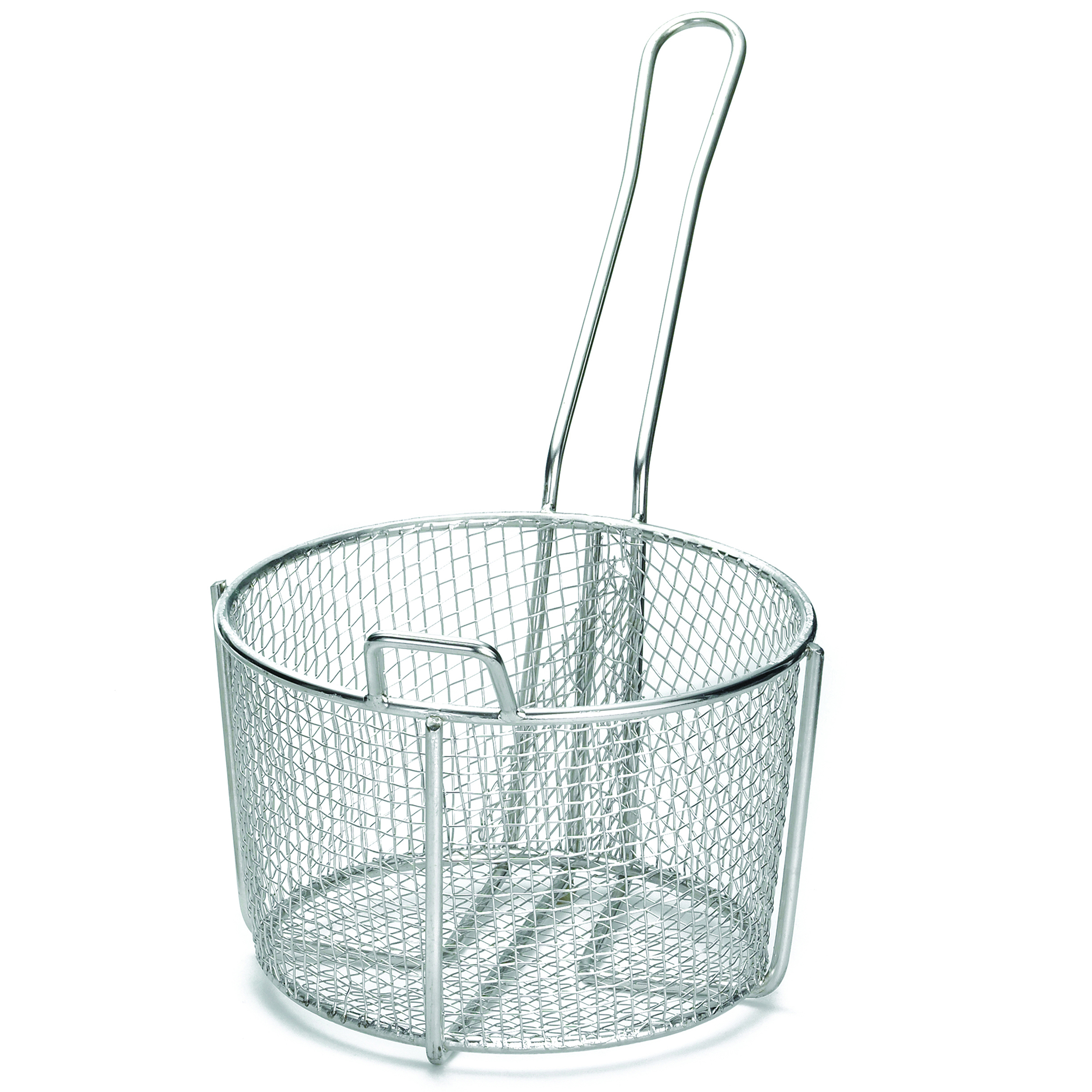 Tablecraft 18/8 Stainless Steel Round Cooking Basket, 8.25 X 8.25 X 5 Inch -- 2 Per Case