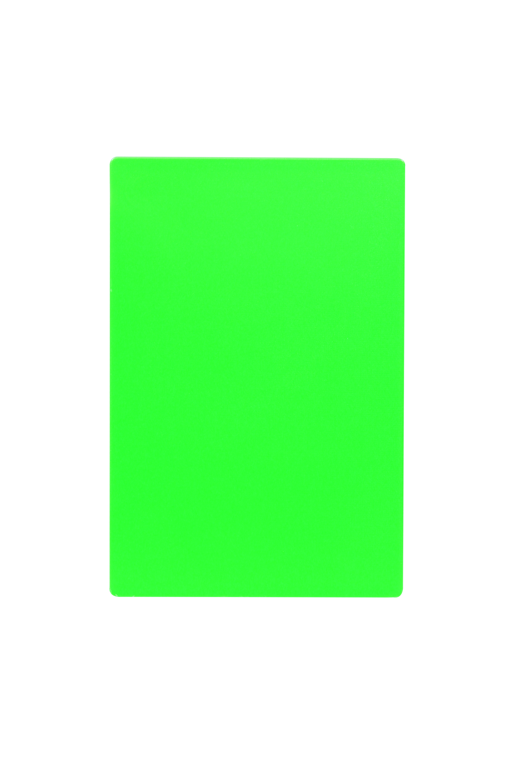 Tablecraft Polyethylene Green Rectangular Cutting Board, 20 X 15 X 0.5 Inch