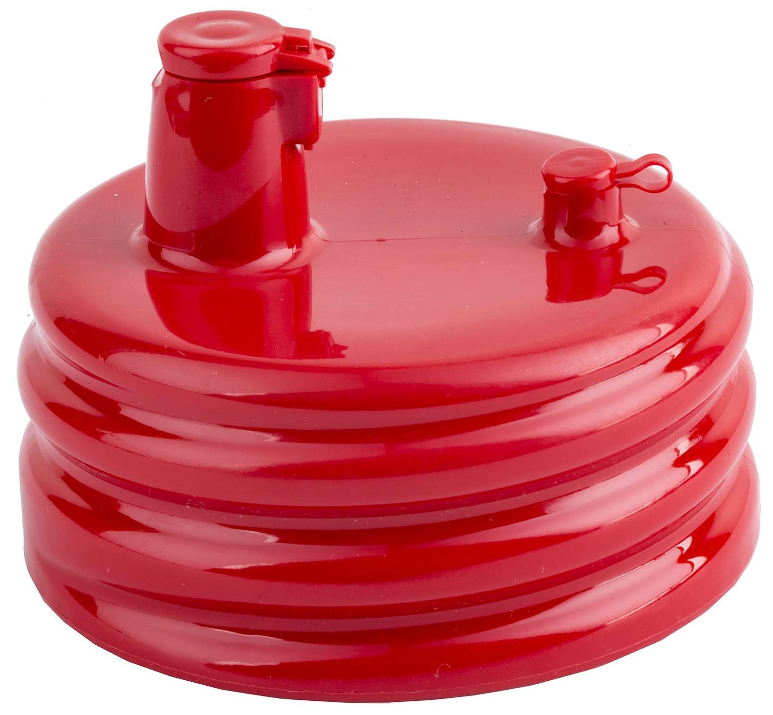 Tablecraft Safer Food Plastic Red Low Profile Top