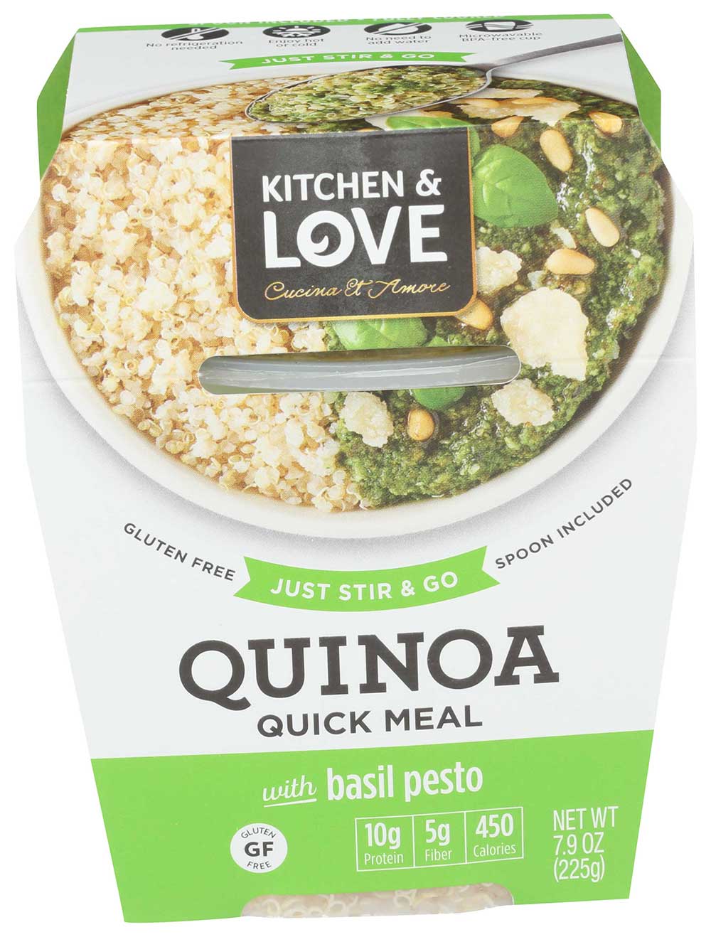 Cucina & Amore Basil Pesto Quinoa Meal, 7.9 Ounce -- 6 Per Case