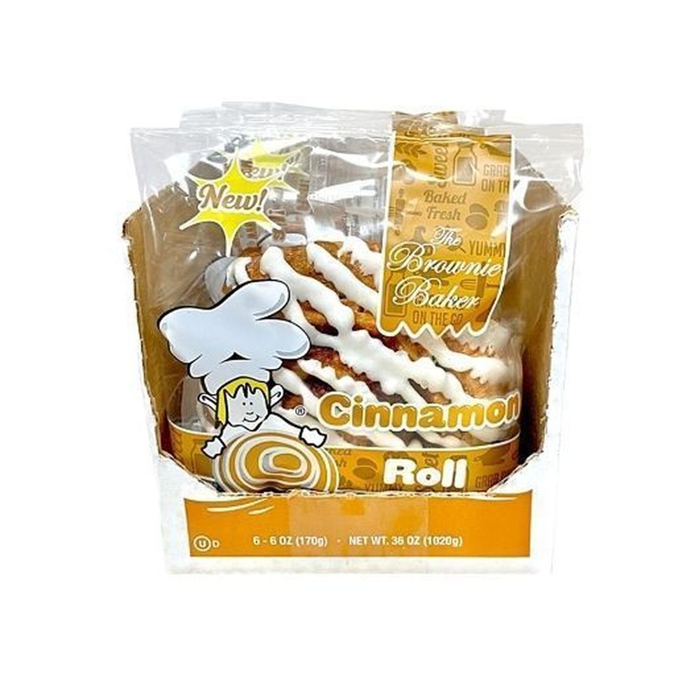The Brownie Baker Cinnamon Roll, 6 Ounce -- 6 Per Case