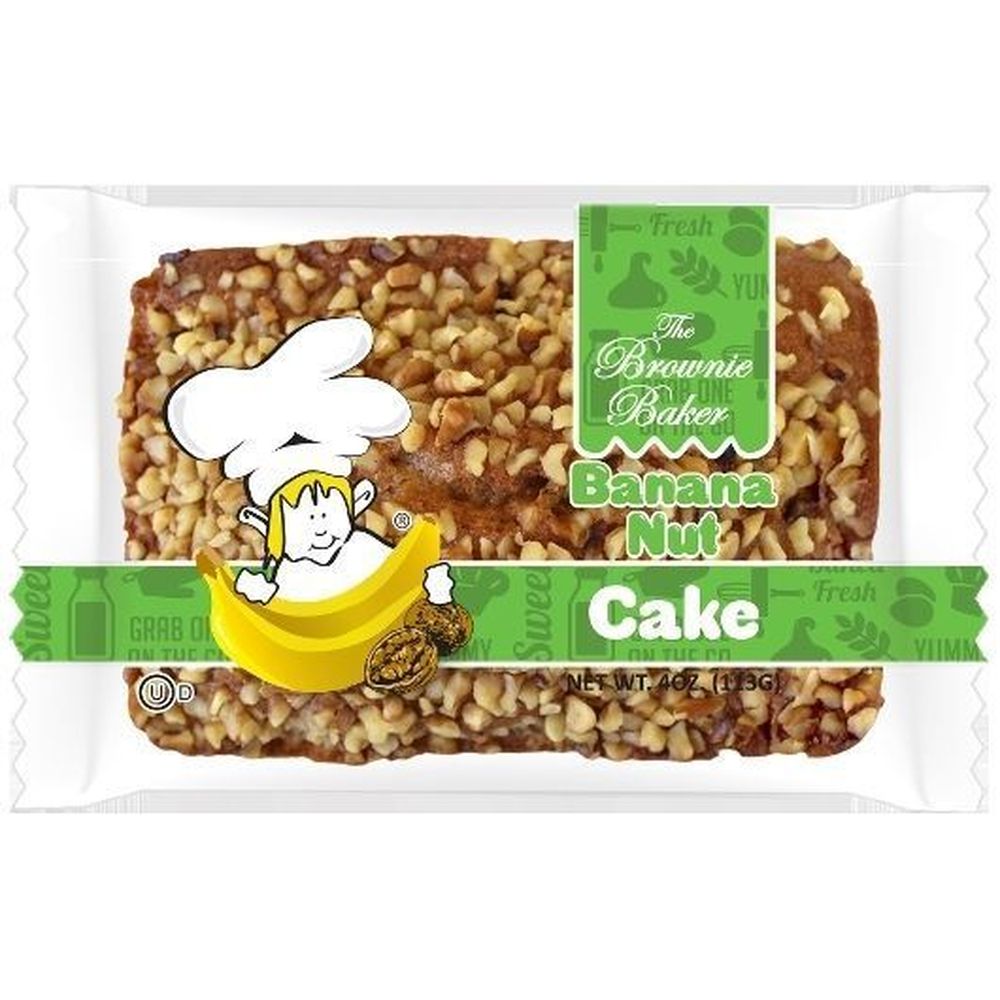 The Brownie Baker Banana Nut Cake, 4 Ounce -- 9 Per Case