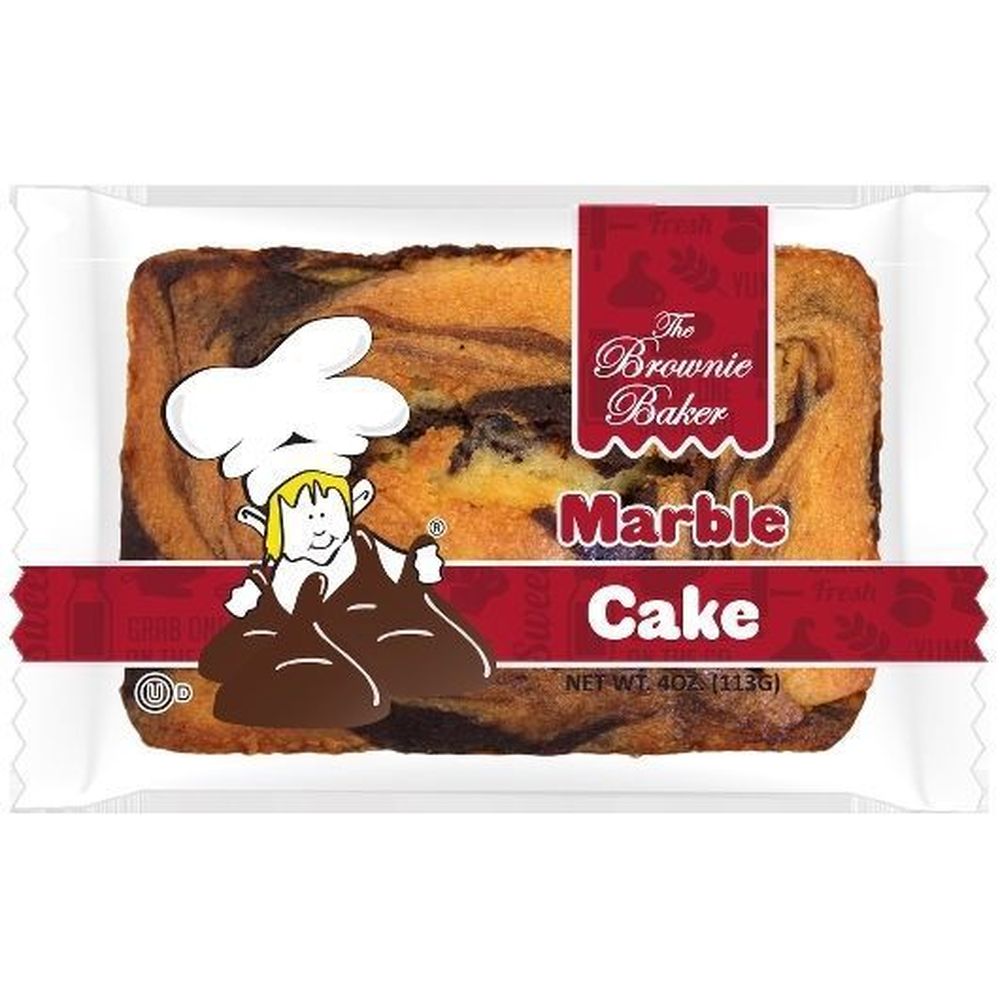 The Brownie Baker Marble Cake, 4 Ounce -- 9 Per Case